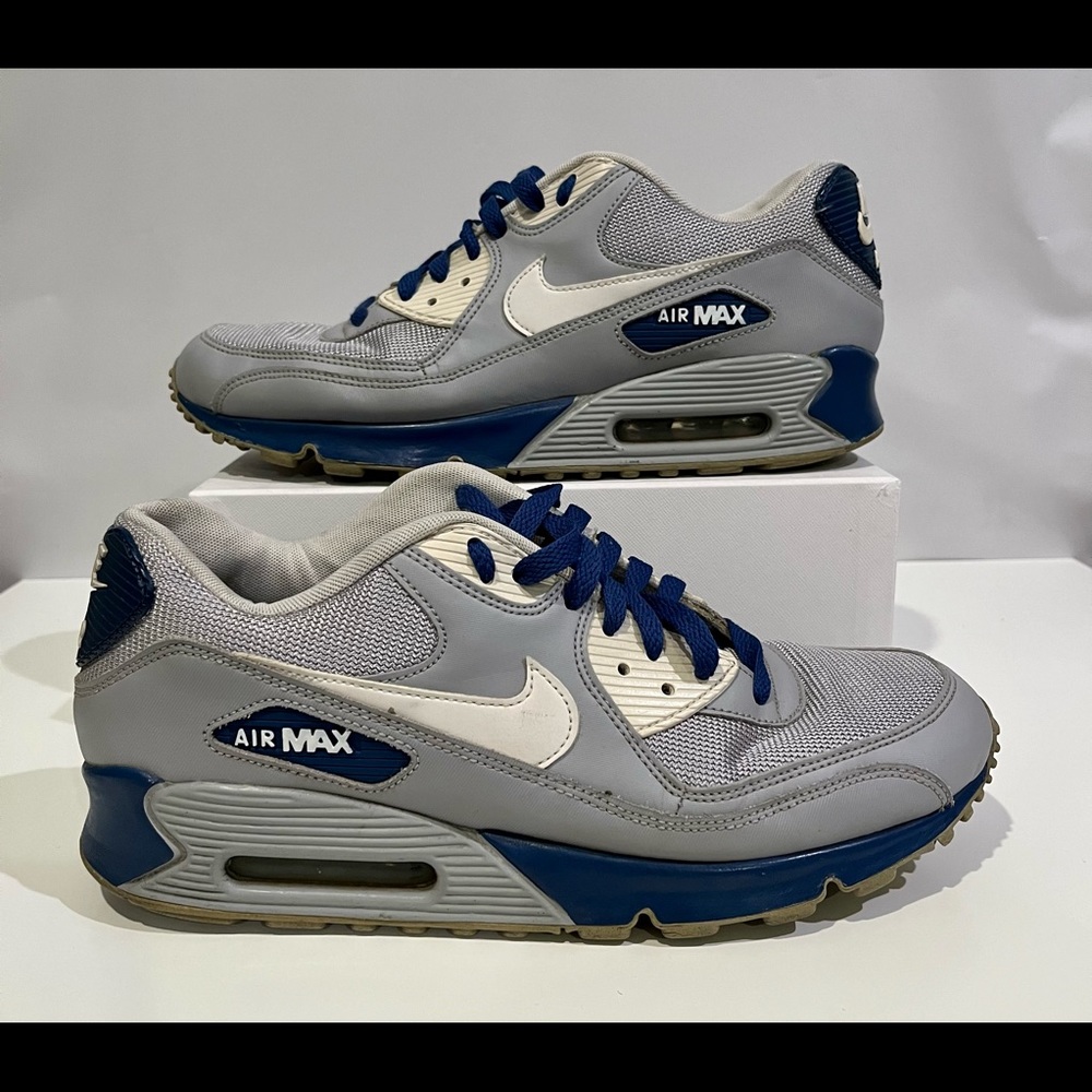 Nike Air Max, Grey/Blue/White, Mens Sz10